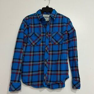 Aeropostale Flannel Red/Blue Small